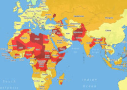 Most dangerous countries in the world