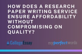 How does a Research Paper Writing Service Ensure Affordability without Compromising on Quality?