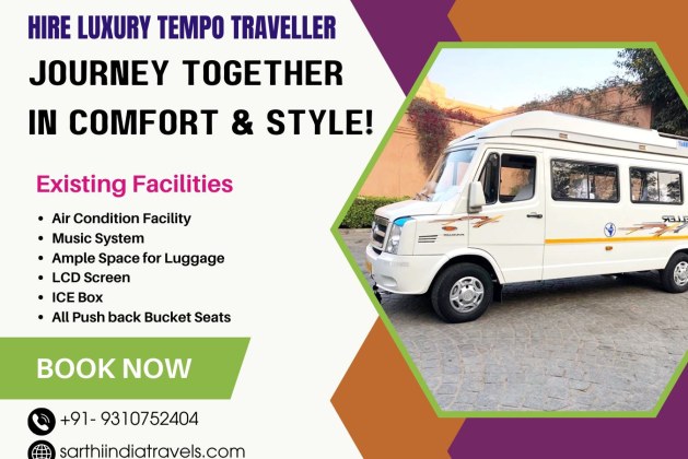 Tempo Traveller 26 Seater