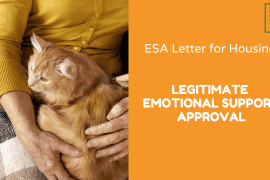 ESA Letters for Housing | Legitimate Emotional Support Approval