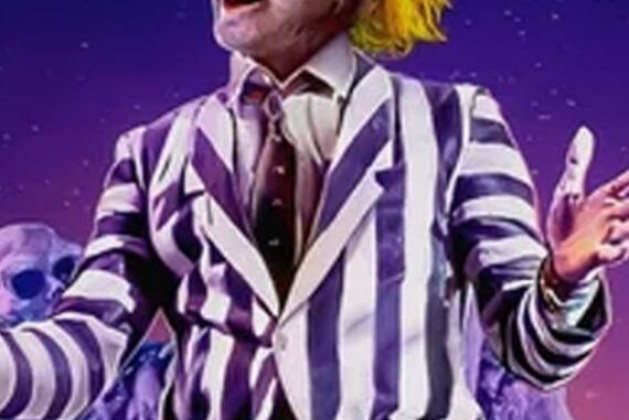 Try This Beetlejuice Striped Suit