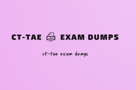 •  How to Ensure Exam Success with CT-TAE Dumps