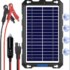 Connection solar battery charger car